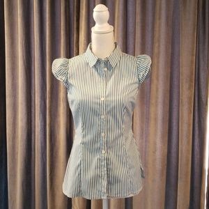 Juicy Couture Button Down Sleeveless top sz4